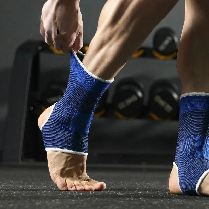 2026 new 1 pair of one size elastic breathable ankle support sled.Professional protective gear is used for running and cycling.