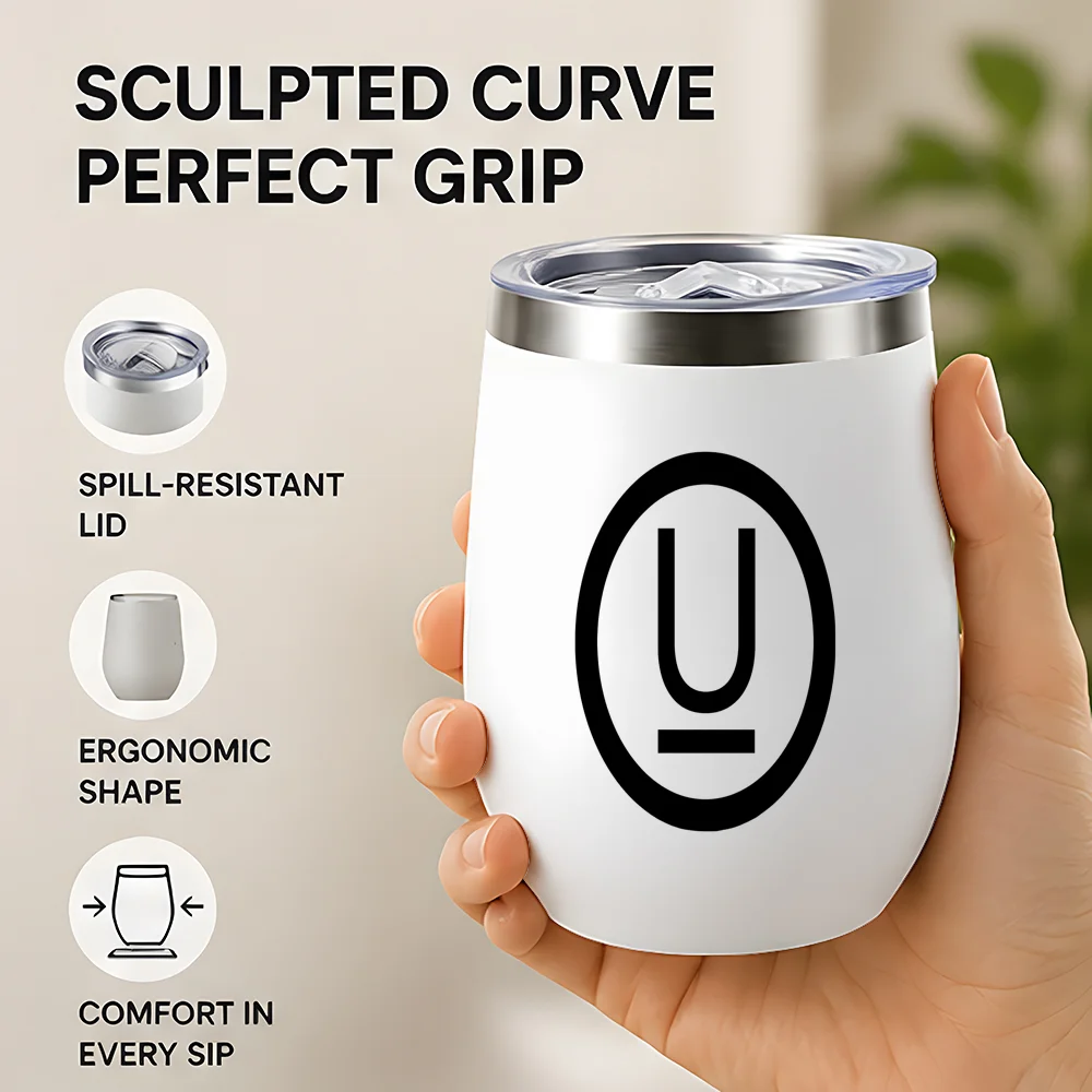 Egg Shaped Stainless Steel Vacuum Flask 360ml – Double Wall Insulated Travel Mug