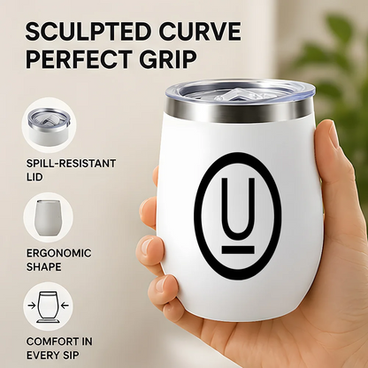 Egg Shaped Stainless Steel Vacuum Flask 360ml – Double Wall Insulated Travel Mug