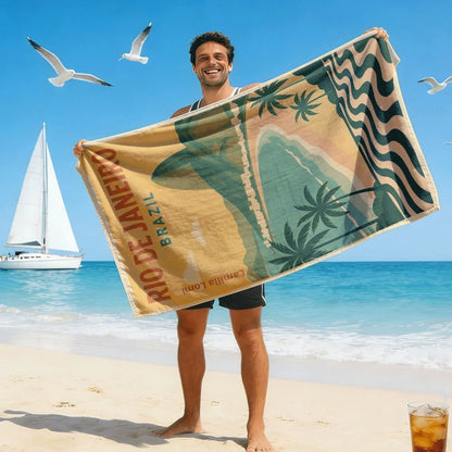 Rio De Janeiro Brazil Beach Towel — Swimming, Camping & Travel