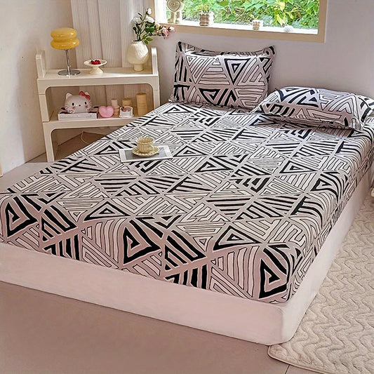 3-Piece Coordinated Print Bedding Set