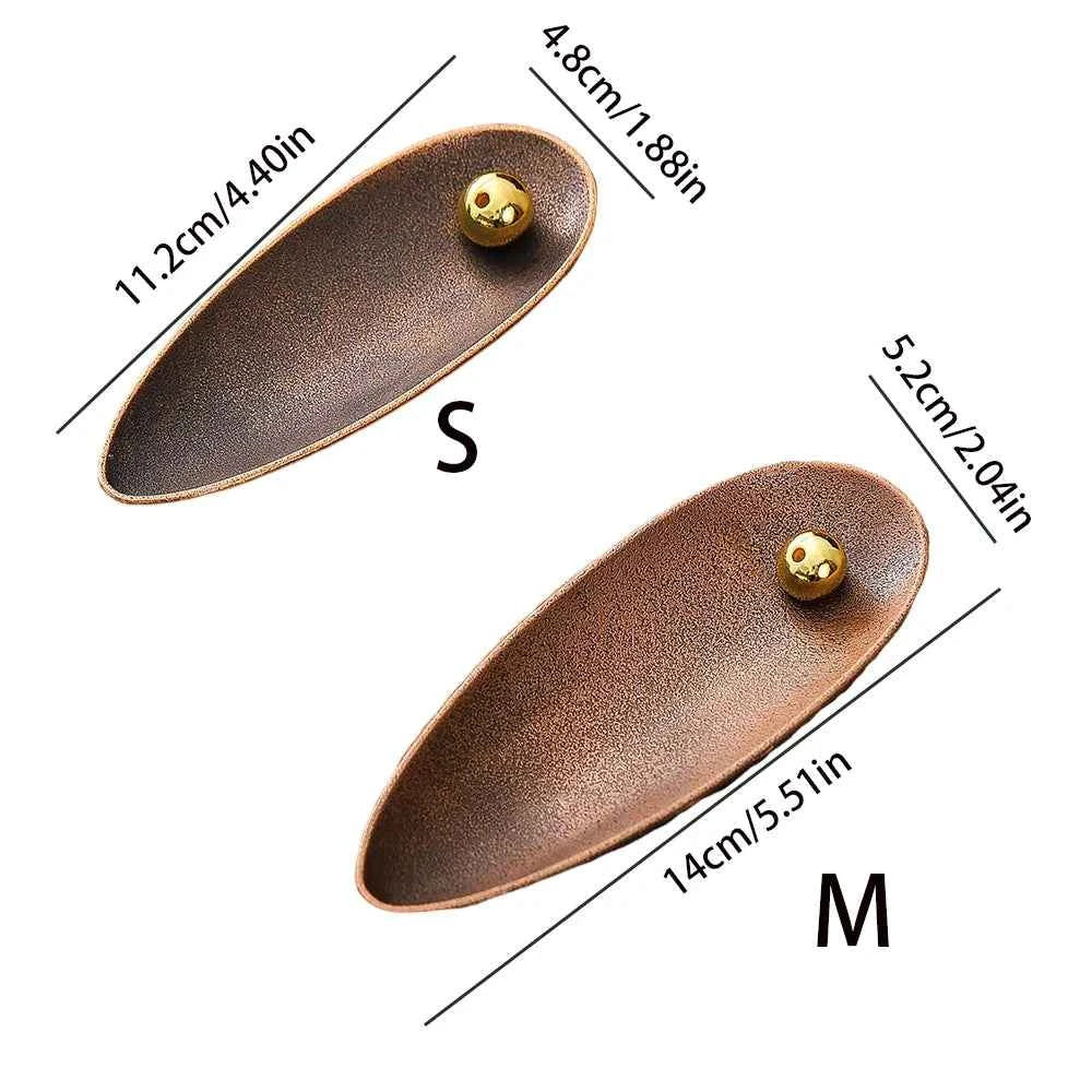 Alloy copper bead incense holder, Zen tea ceremony line incense burner, household indoor incense utensil