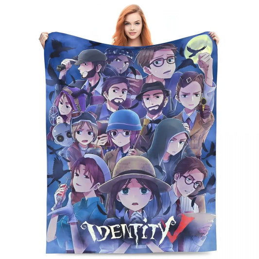 Super Warm Blanket Travel Office Identity V   Bedding Throws Flannel Bedspread For Outdoor Funny Sofa Bed Cover