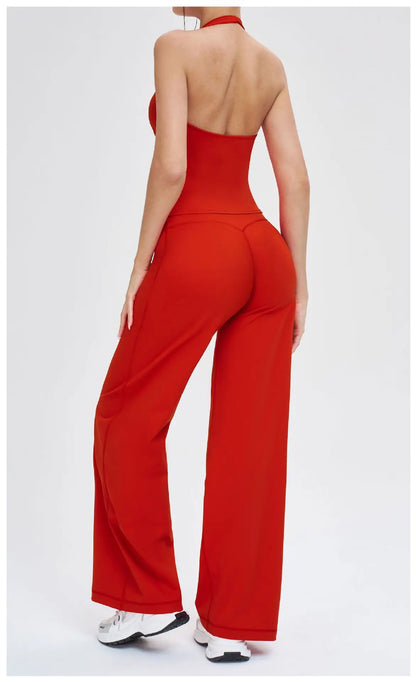 Women’s 2-Piece Yoga Tracksuit — High Waist Leggings & Sports Top