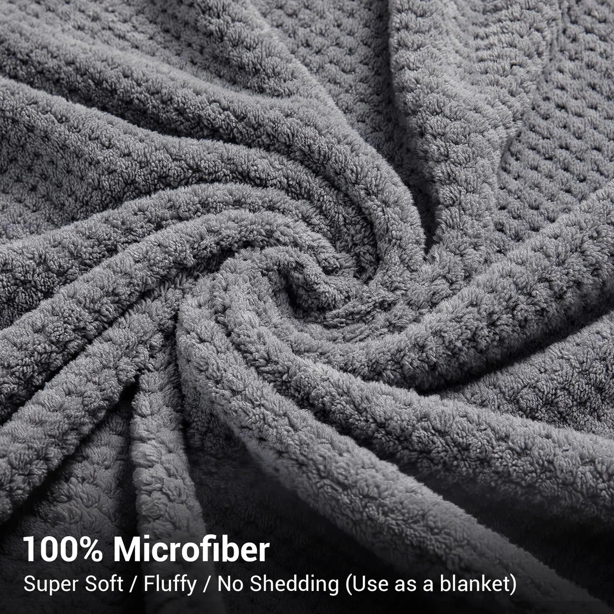 4-Pack Microfiber Bath Towel Set, 35.4"x67" Soft Absorbent Quick Dry