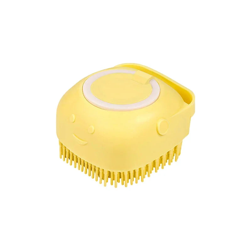 Silicone Bathing Brush with Shampoo Dispenser