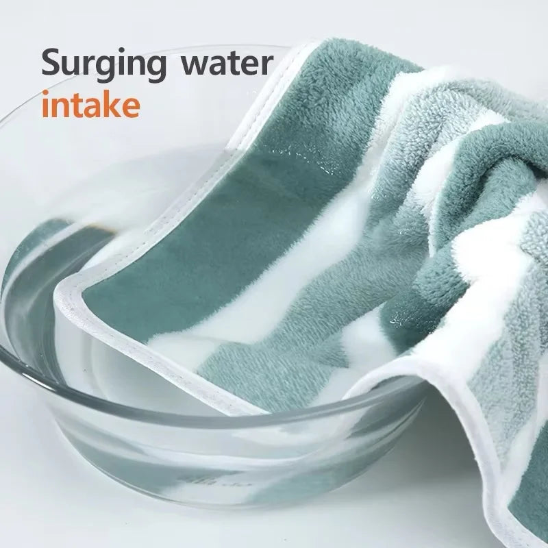 Thickened Absorbent Bath Towel, Soft Face Towel
