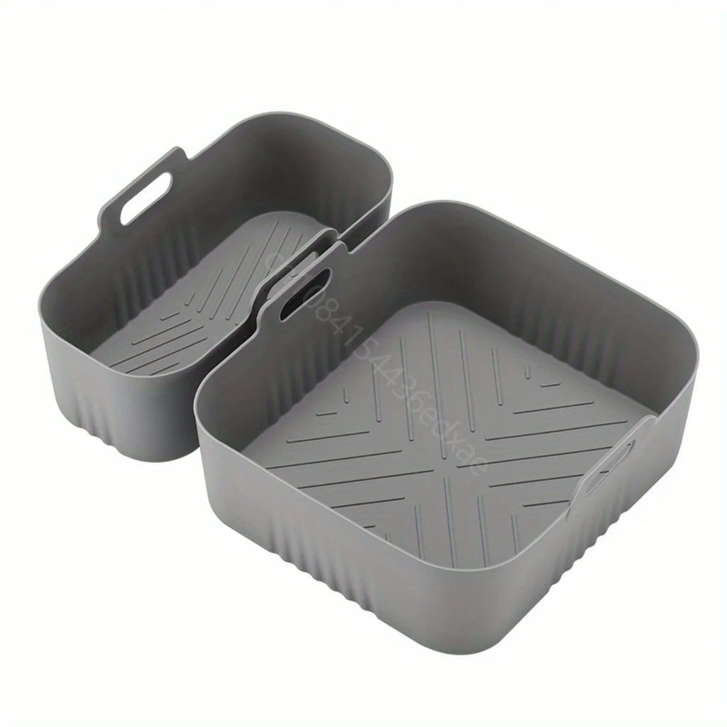 Air Fryer Silicone Liner for Philips Dual Basket Air Fryer NA350 Series 6L/3L Reusable Dual Airfryer Liner Air Fryer Accessories
