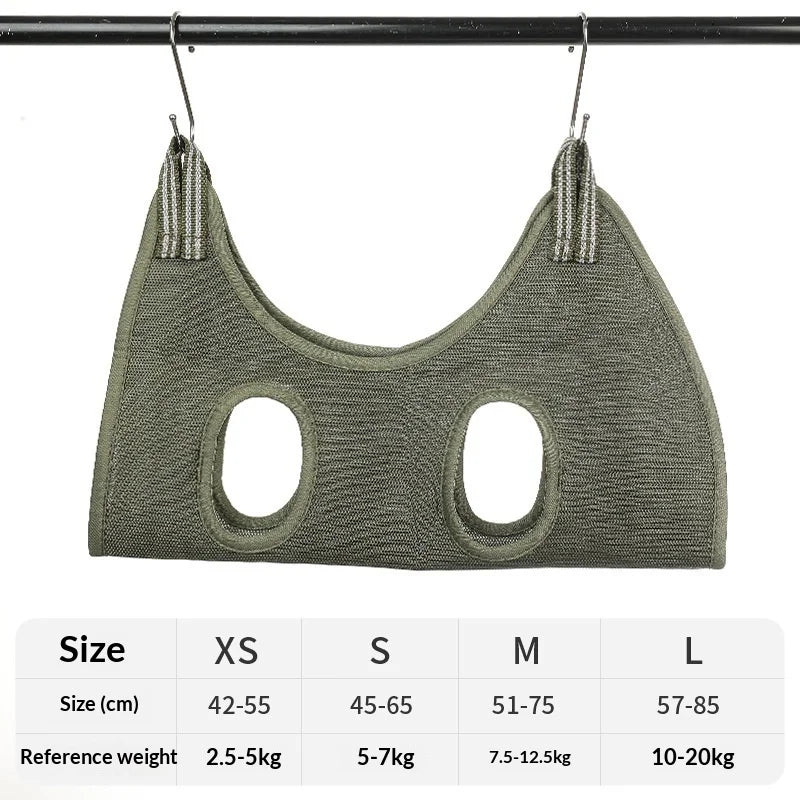 Adjustable Cat Grooming Hammock & Restraint Bag