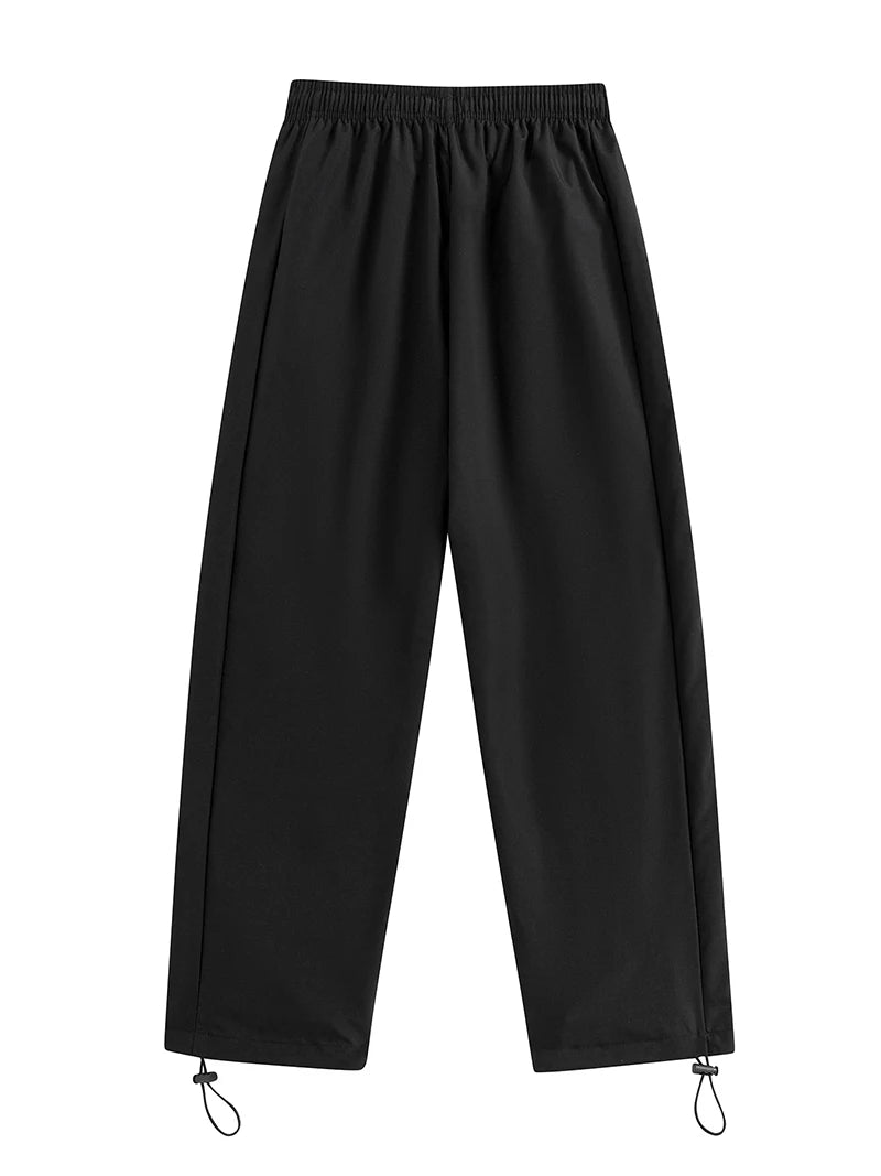 Men's Trendy Sporty Pants with Lines Gym Workout Running Trousers with Side Pockets Athletic Quick-Dry Breathable Sweatpants