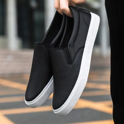 Luxury Man Shoes 2025New Leather Casual Shoe Soft Sole Driving Shoes Mens Small Leather Shoes Comfort Slip-on Loafers Big Size48
