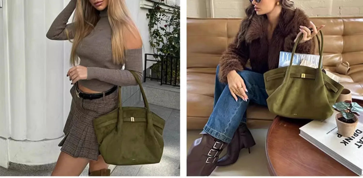 Quiet Luxury Trapeze Tote, Pebbled Vegan Leather
