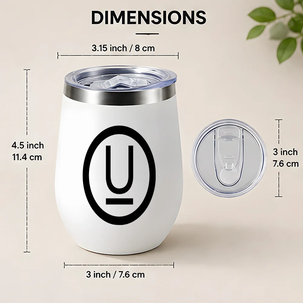 Egg Shaped Stainless Steel Vacuum Flask 360ml – Double Wall Insulated Travel Mug