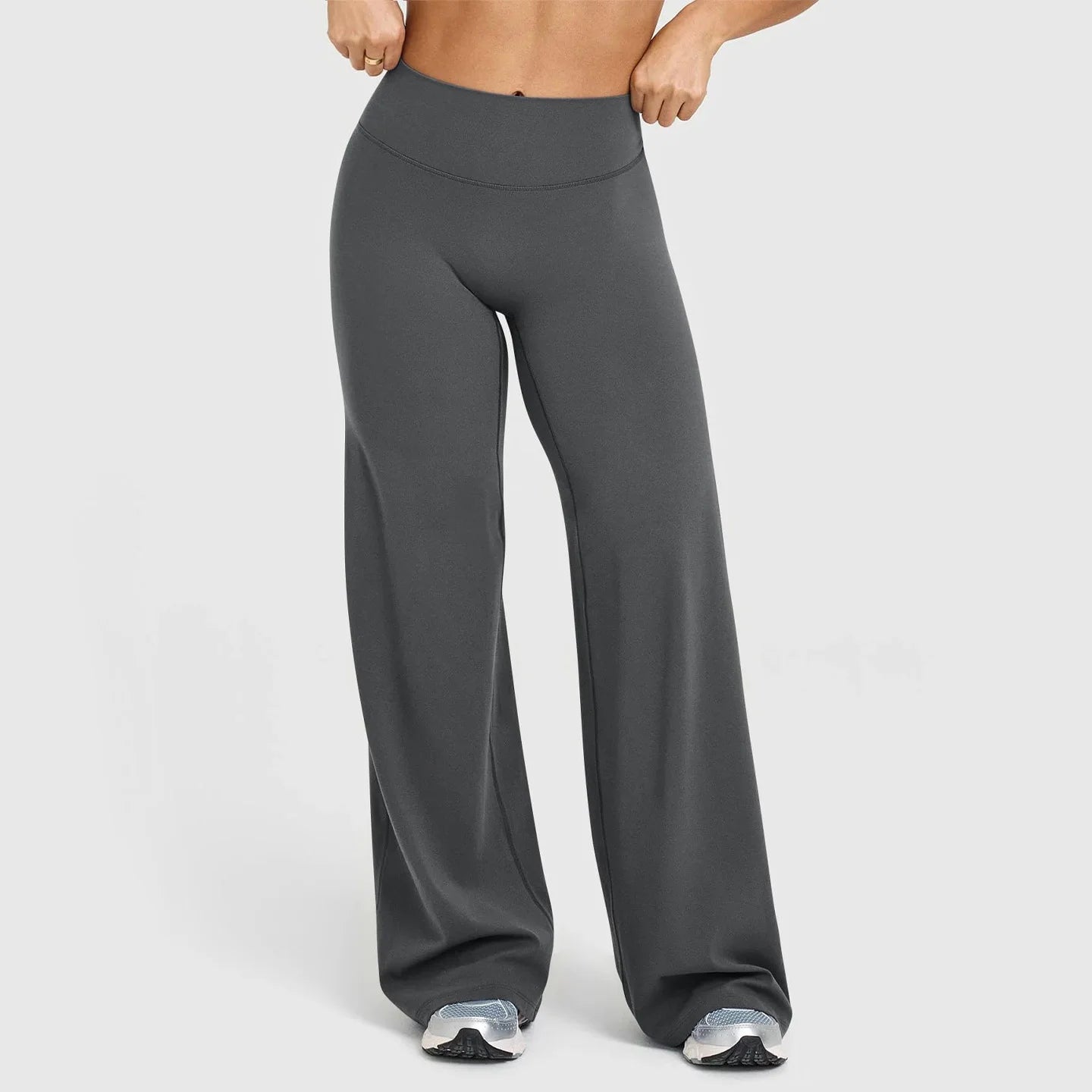 Women's High Waist Wide Leg Yoga Pants — Flare Leggings Tummy Control Lounge Pants