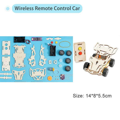 DIY Science Toys Children Educational STEM Kits Car Dinosaur Model Technologia Experimental Tool Wood Puzzle Games School Supply