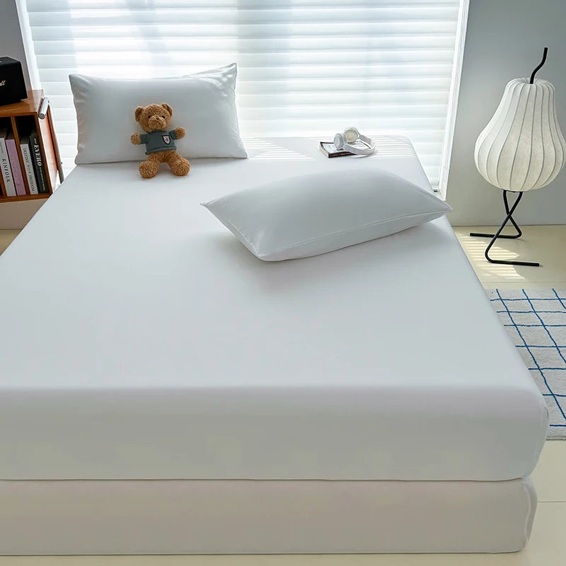 Solid Color Fitted Sheet | Single to Queen