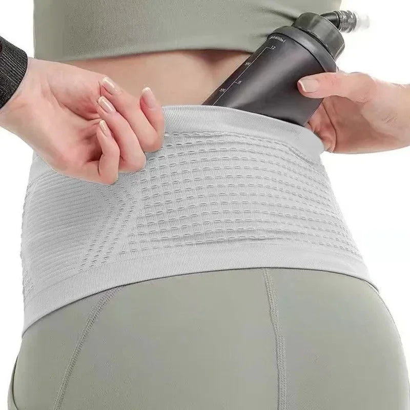 Seamless Invisible Running Waist Belt Bag Gym Bags Fitness Jogging Cycling Flat Fanny Pack Travel for Unisex Sports Phone Bags