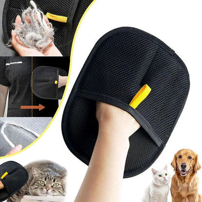 Reusable Double-Sided Pet Hair Removal Gloves