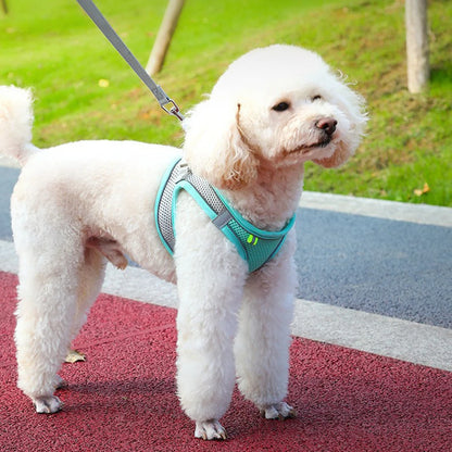 Reflective Breathable Harness Vest for Small & Medium Pets