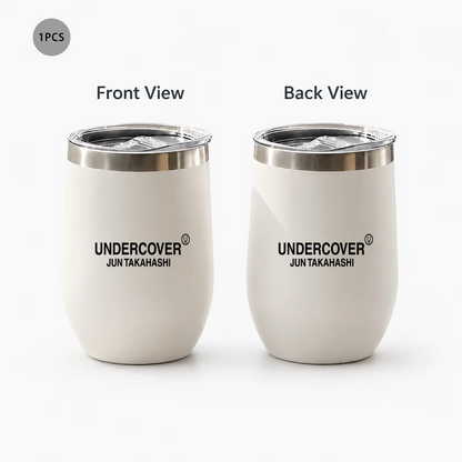 Egg Shaped Stainless Steel Vacuum Flask 360ml – Double Wall Insulated Travel Mug