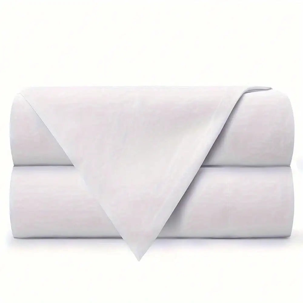 1PC Luxury Flat Sheet: Soft, Wrinkle-Free, Stain-Resistant, And Machine Washable Bedsheet For Effortless Care