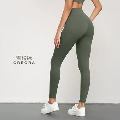 Women’s High Waist Butt Lift 7/8 Yoga Leggings — Naked Feeling