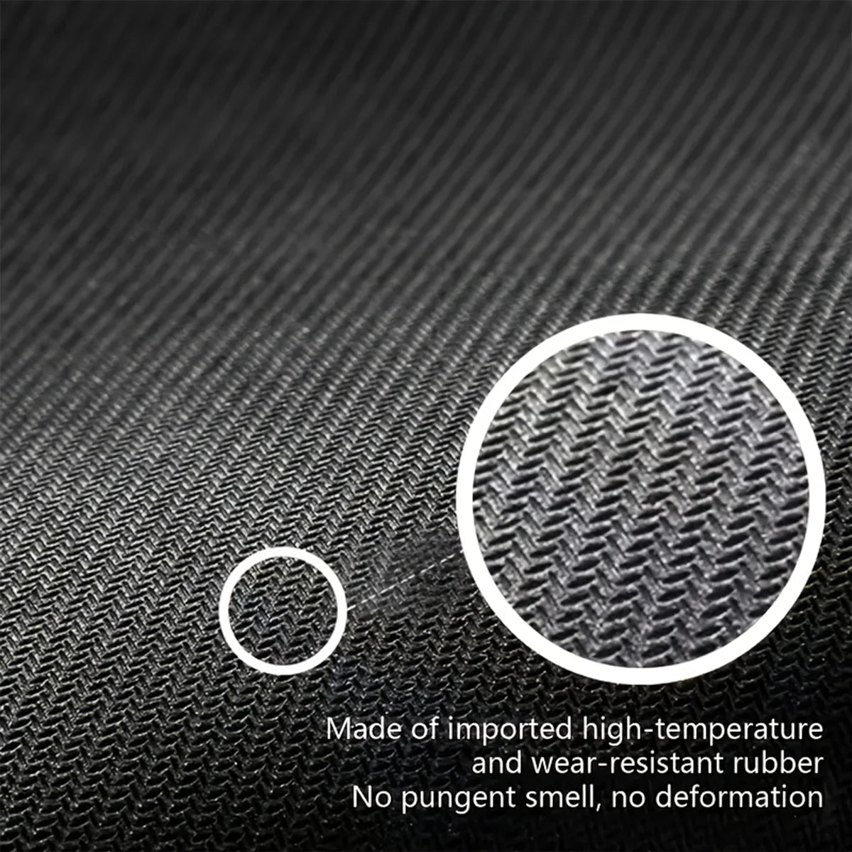 Rubber-Backed Pet Food Bowl Mat, Non-Slip