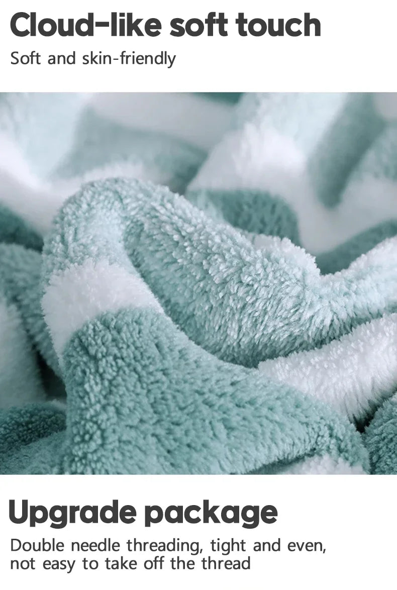 Thickened Absorbent Bath Towel, Soft Face Towel