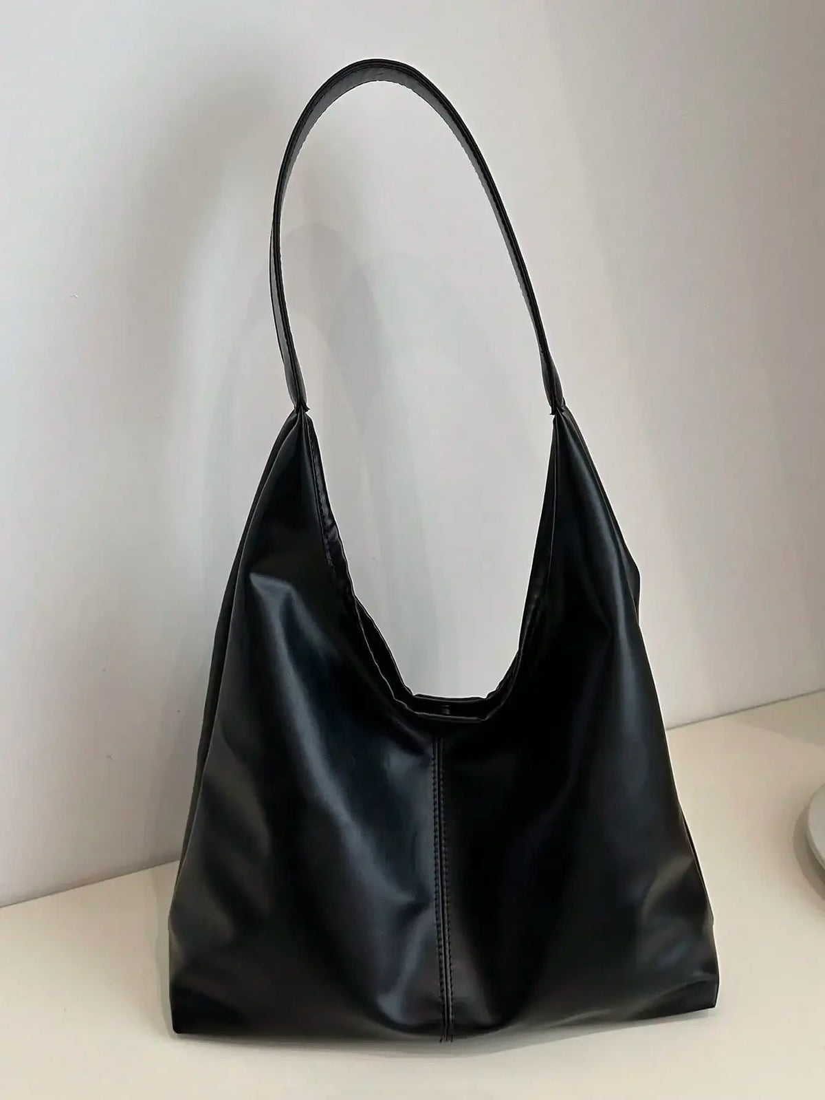 Large Capacity Solid Color Shoulder & Tote Bag