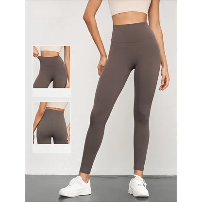 Women’s High Waist Butt Lift 7/8 Yoga Leggings — Naked Feeling