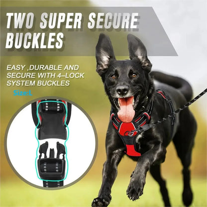 Dog Collar, Harness & Leash Set — Leather Puppy Accessories for Small, Medium & Large Dogs
