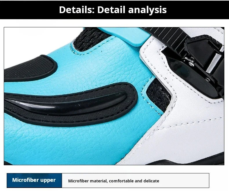 New Waterproof Men's Dirt Bike Shoes Men's Motorcycle Boots New Comfortable Leather Protective Boots Anti-slip Wear-resistant