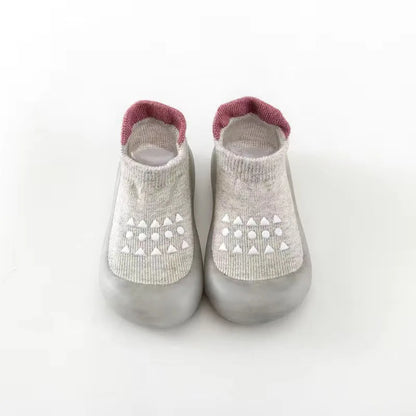 Summer New Combed Cotton Anti slip and Breathable Children's Soft Sole Shoes Baby Walking Shoes Mesh Faced Baby Floor Socks