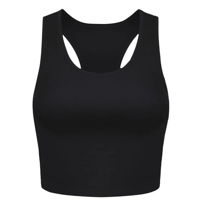 Women’s Elastic Sleeveless Tank Top — Running, Gym & Fitness