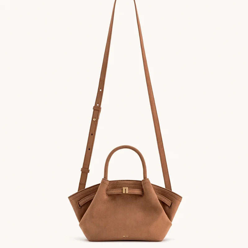 Quiet Luxury Trapeze Tote, Pebbled Vegan Leather
