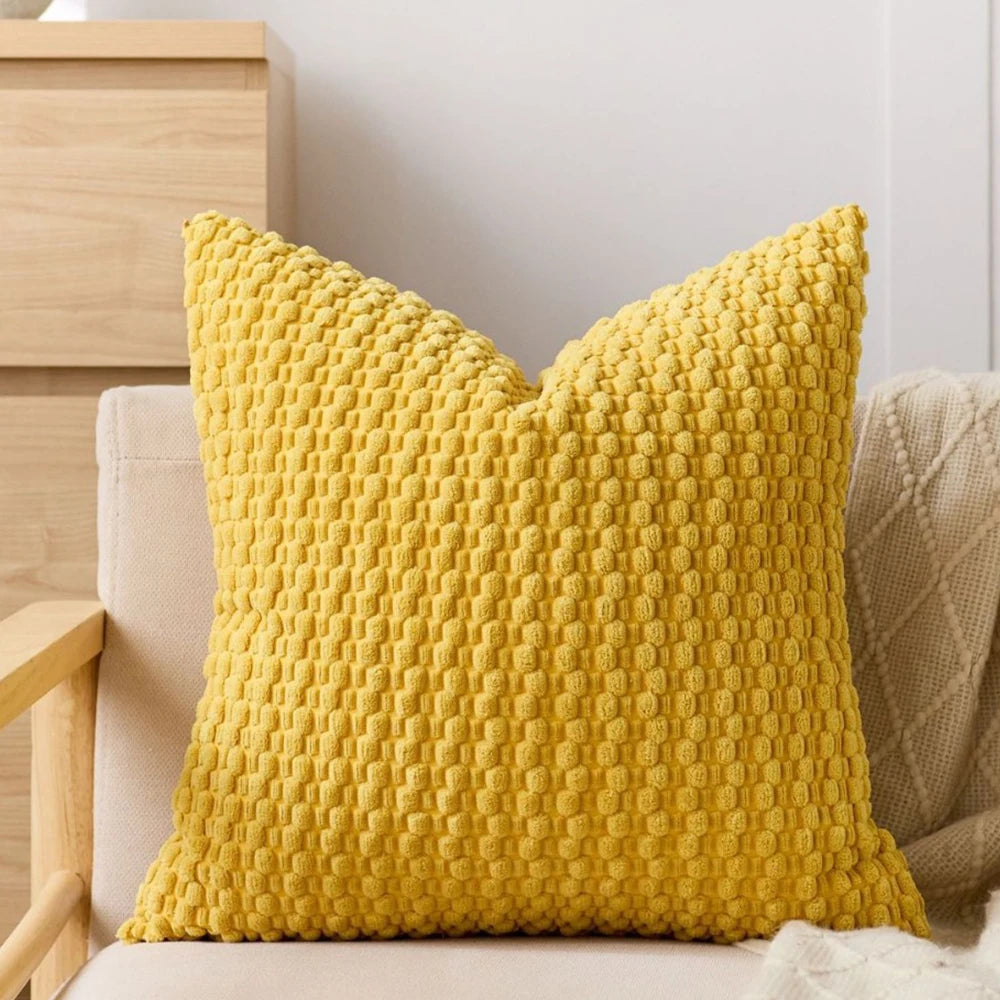 Boho Striped Corduroy Cushion Cover