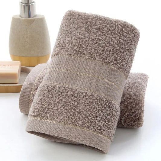 Thick Cotton Face Towel, 75x35cm Couples Set