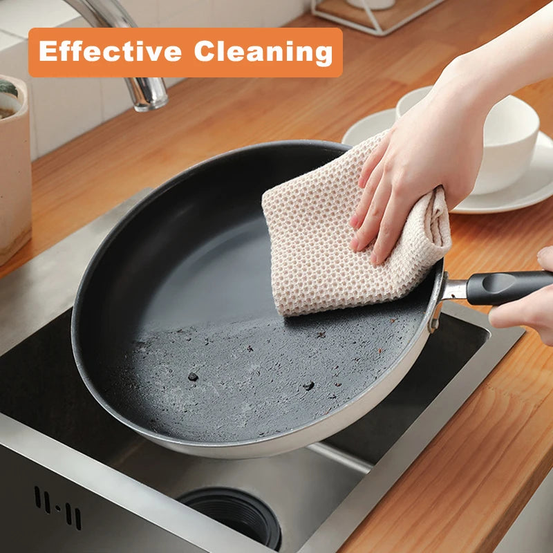 Honeycomb Cotton Kitchen Dishcloth, 5-Pack