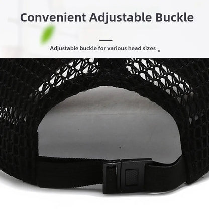 Summer Baseball Cap UV Protection Sun Visors Hat Breathable Mesh Outdoor Hiking Fishing Cap Adjustable Snapback Sun Cap Hat