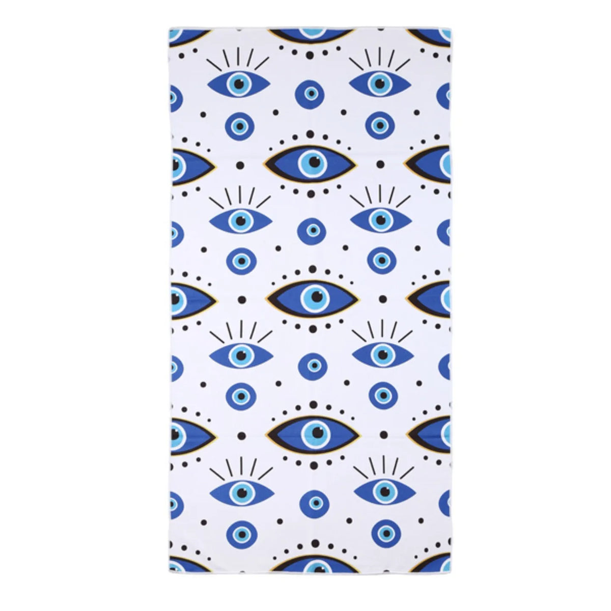 Quick Dry Microfiber Beach Towel Western Howdy Evil Eye Printed Lightweight