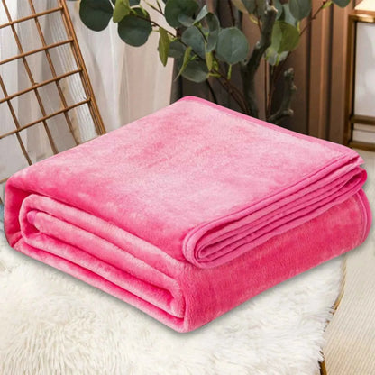 70×100cm Coral Fleece Blankets Comfy Lightweight Single Twin Blanket Multi-Purpose Daily Home Outdoor Travel Portable Blanket