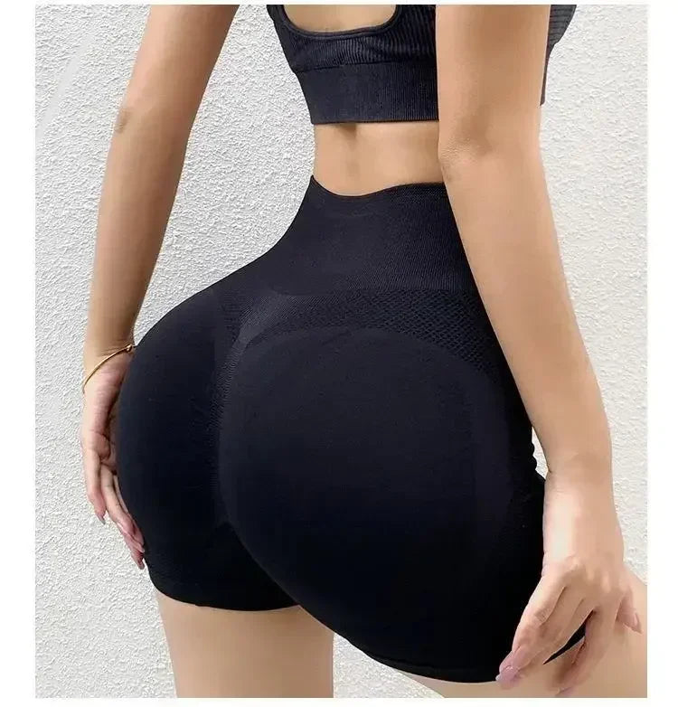 Women’s Seamless Yoga Set — Sports Bra, Shorts & Leggings