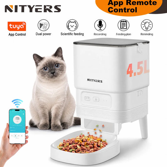 4.5L Smart Automatic Feeder, App Remote Control