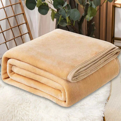 70×100cm Coral Fleece Blankets Comfy Lightweight Single Twin Blanket Multi-Purpose Daily Home Outdoor Travel Portable Blanket