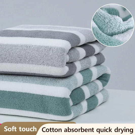 Thickened Absorbent Bath Towel, Soft Face Towel