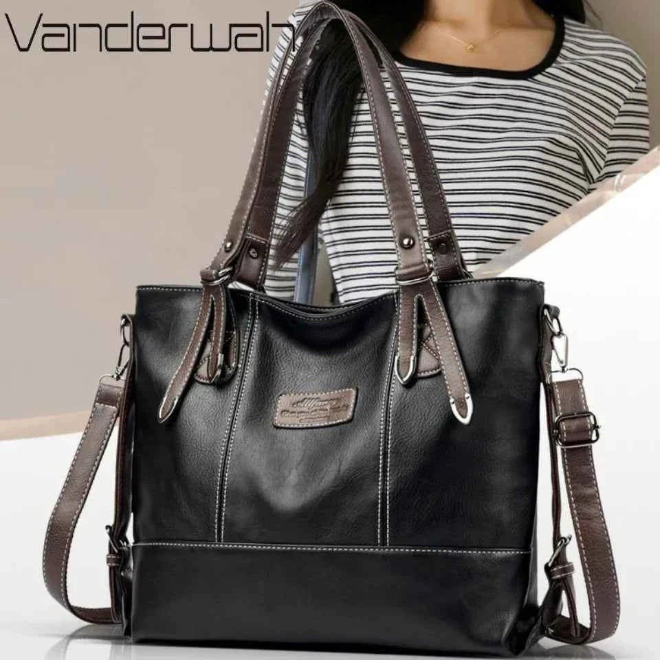 Four Arrows Genuine Brand Top Quality PU Leather Luxury Handbags Women Bags Designer Large Shoulder Crossbody Bags for Women New