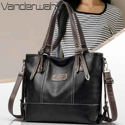 Four Arrows Genuine Brand Top Quality PU Leather Luxury Handbags Women Bags Designer Large Shoulder Crossbody Bags for Women New