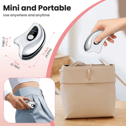 2-in-1 Gua Sha Massager with Heat & Vibration