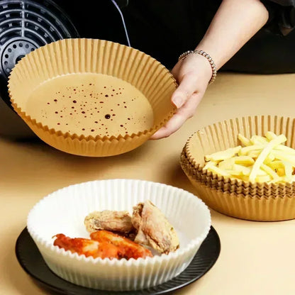 Disposable Air Fryer Liners, Square & Round Non-Stick Baking Paper