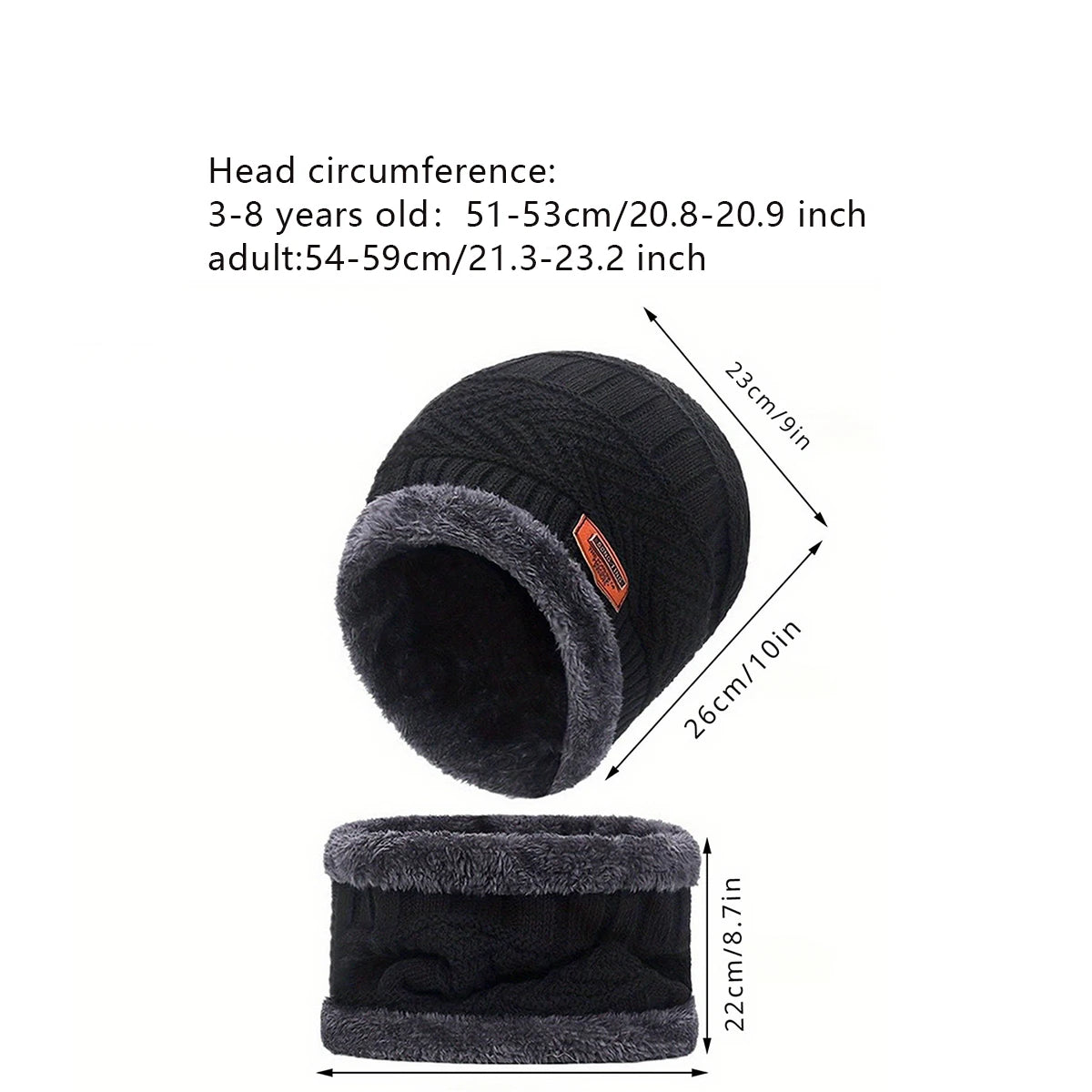 2/4pcs sets Winter Warm Velvet men Hat Scarf Gloves Set For men and women Girls Outdoor Riding Hat Beanies Neck Protection Scarf